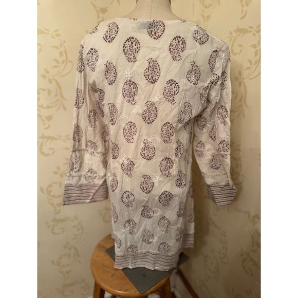 Letarte Hand Made Beautiful Tunic Ladies Size Medium - Picture 4 of 6